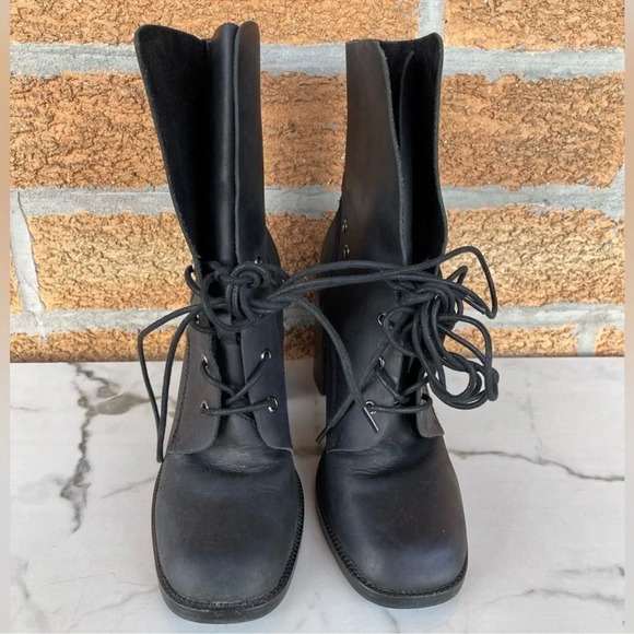 Jeffrey Campbell "JUNEAU" Leather Boots 7.5 - Picture 2 of 9